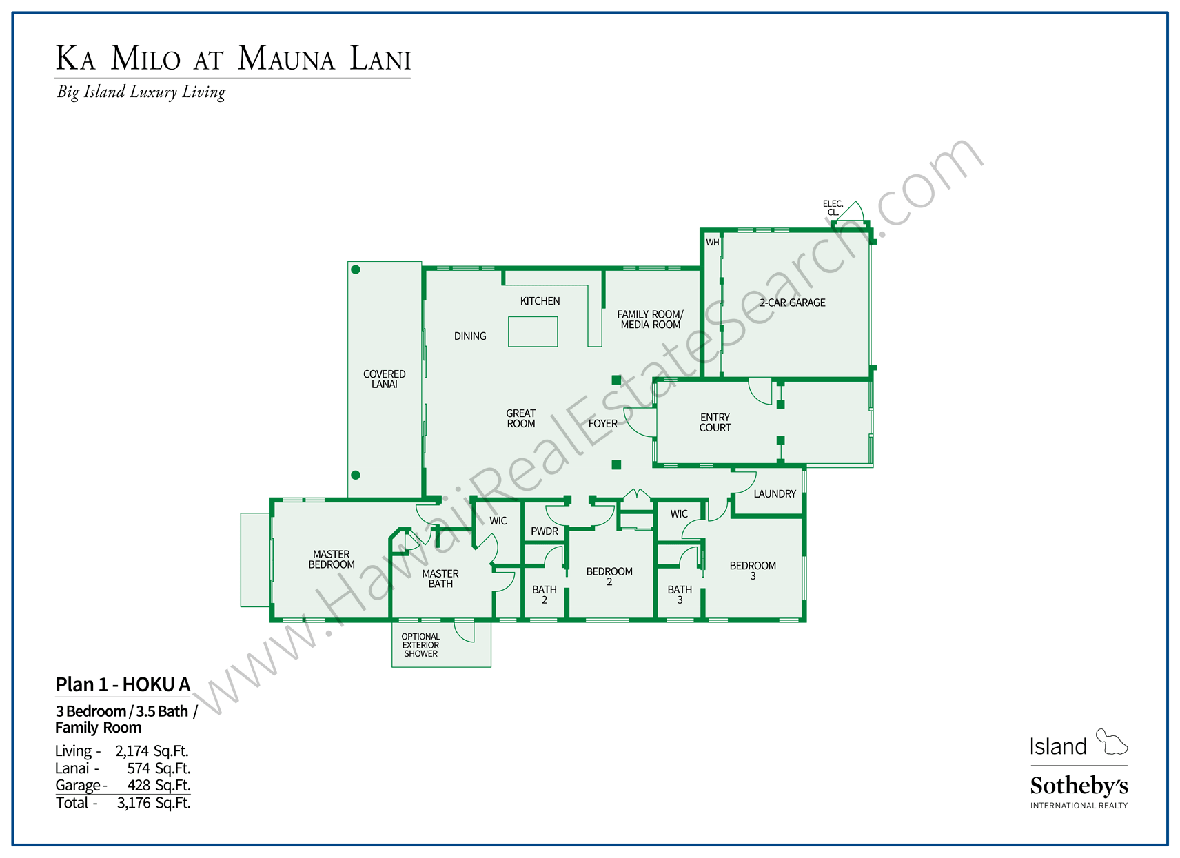 Ka Milo at Mauna Lani Floor Plan